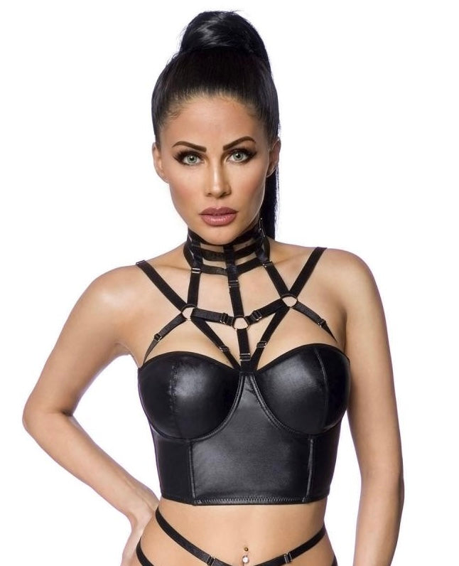 Harness Wetlook Top