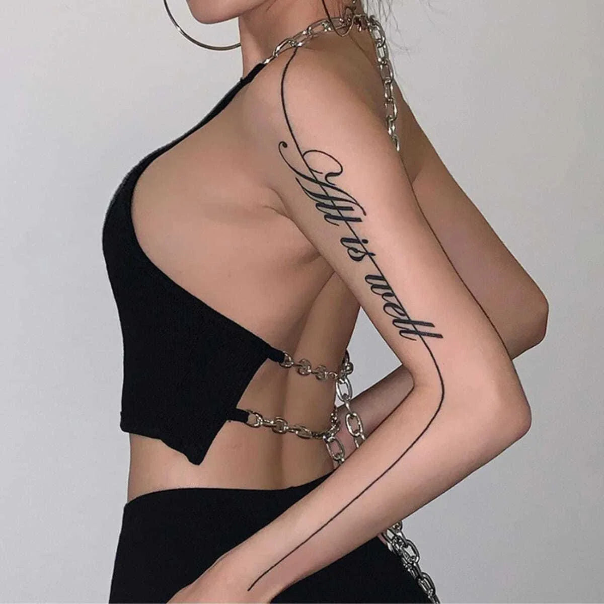 Chain Back Crop Top