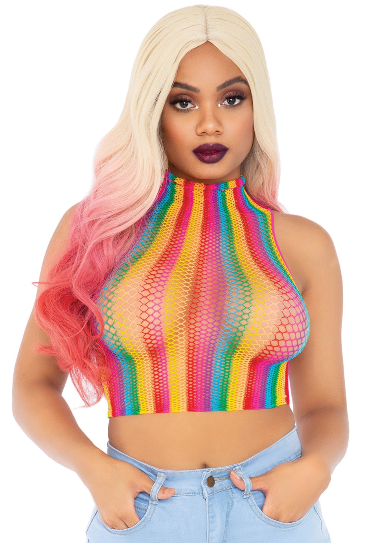 Rainbow Crop Top