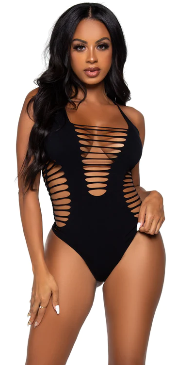 Shredded Thong Bodysuit