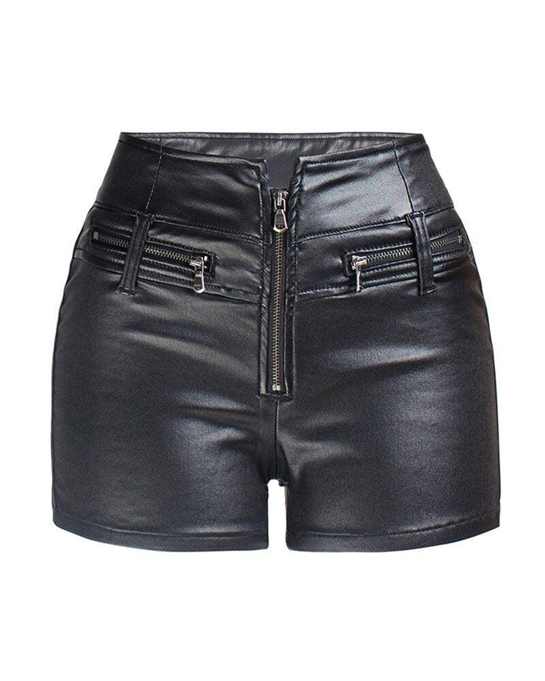 High Waist Solid Short